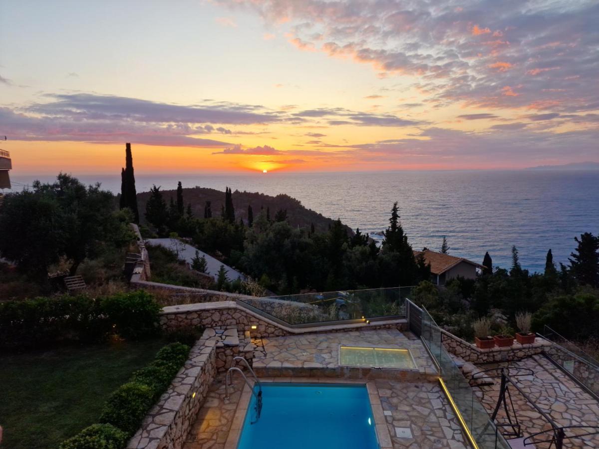 Villa Thetis With Private Pool Where The Sunsets Fade Away Áyios Nikítas Zewnętrze zdjęcie