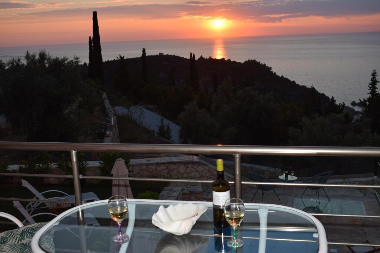 Villa Thetis With Private Pool Where The Sunsets Fade Away Áyios Nikítas Zewnętrze zdjęcie