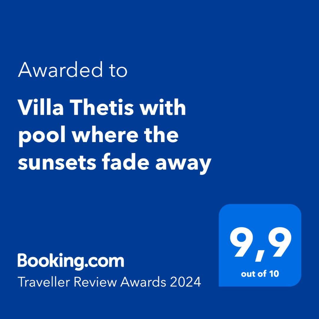 Villa Thetis With Private Pool Where The Sunsets Fade Away Áyios Nikítas Zewnętrze zdjęcie